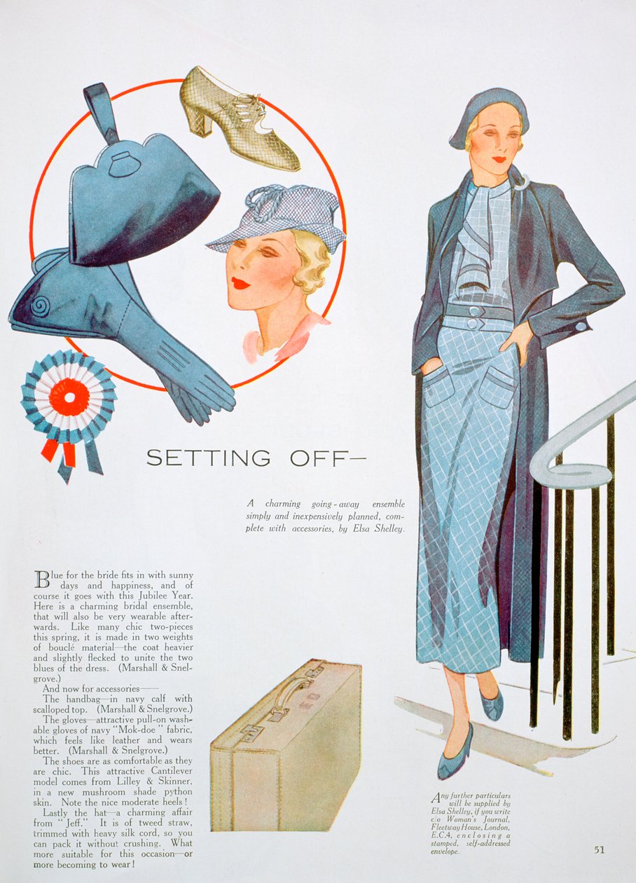 Moda illüstrasyonu, 1935 by Unbekannt