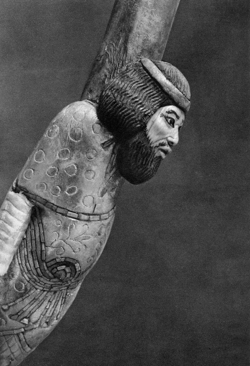 Asyalı bir adam figürü, c1350 M.Ö. 1936 by Unbekannt