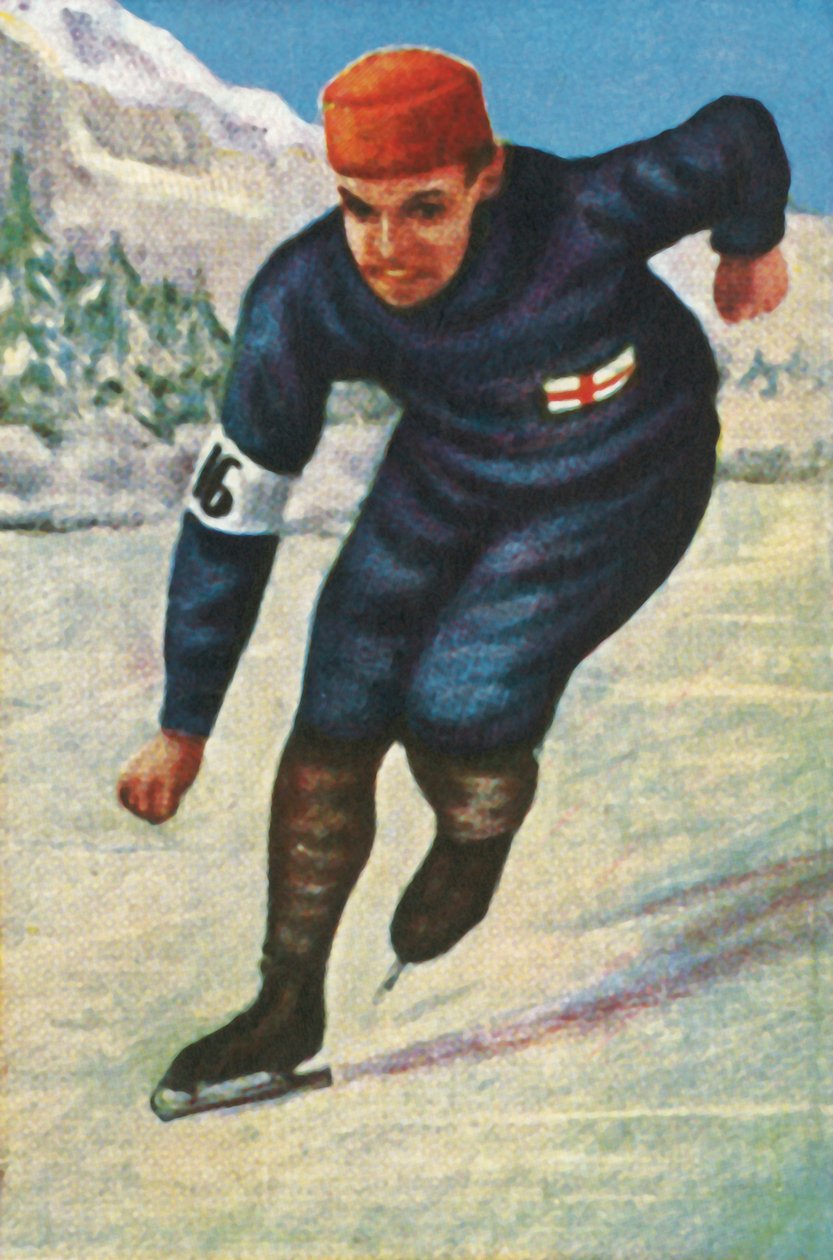 Fin sürat patencisi Clas Thunberg, 1928. by Unbekannt