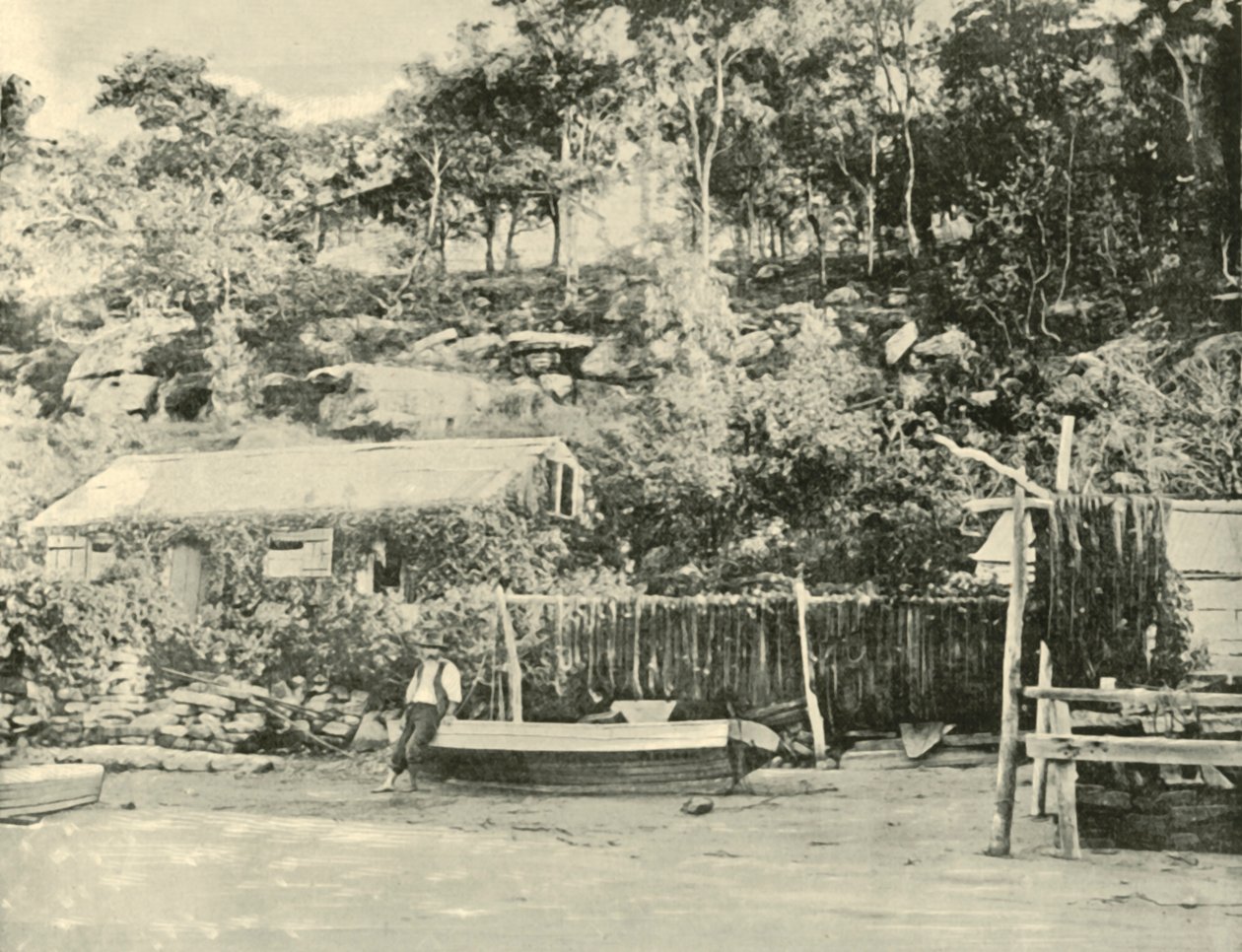 Balıkçılar Kulübesi, Como., 1901. by Unbekannt