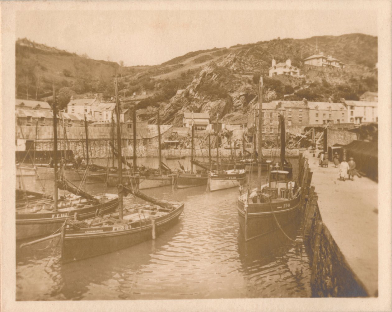 Balıkçı Tekneleri - Polperro, 1927. by Unbekannt
