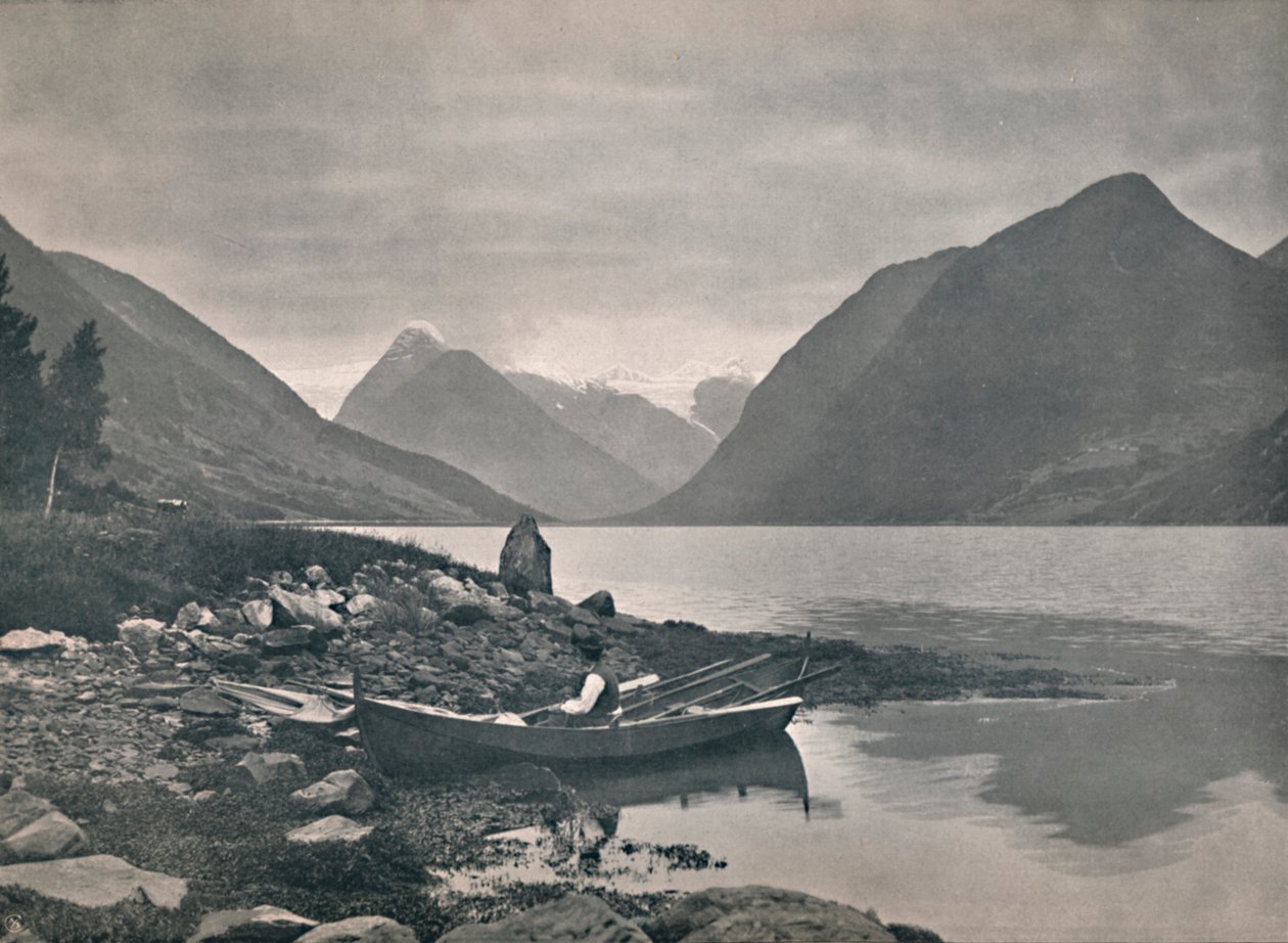 Fjaerlandsfjord, 1914. by Unbekannt