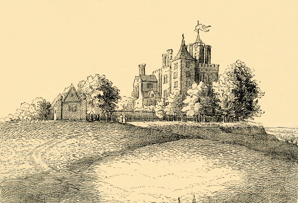 Hollars Uzun Görünümden Flamsteed Evi, c1878. by Unbekannt
