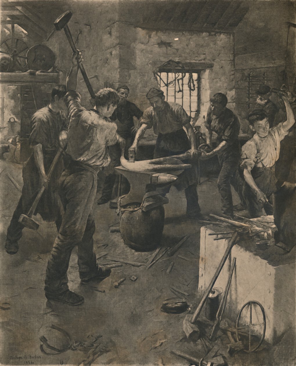 Çapa Dövme, 1892. by Unbekannt