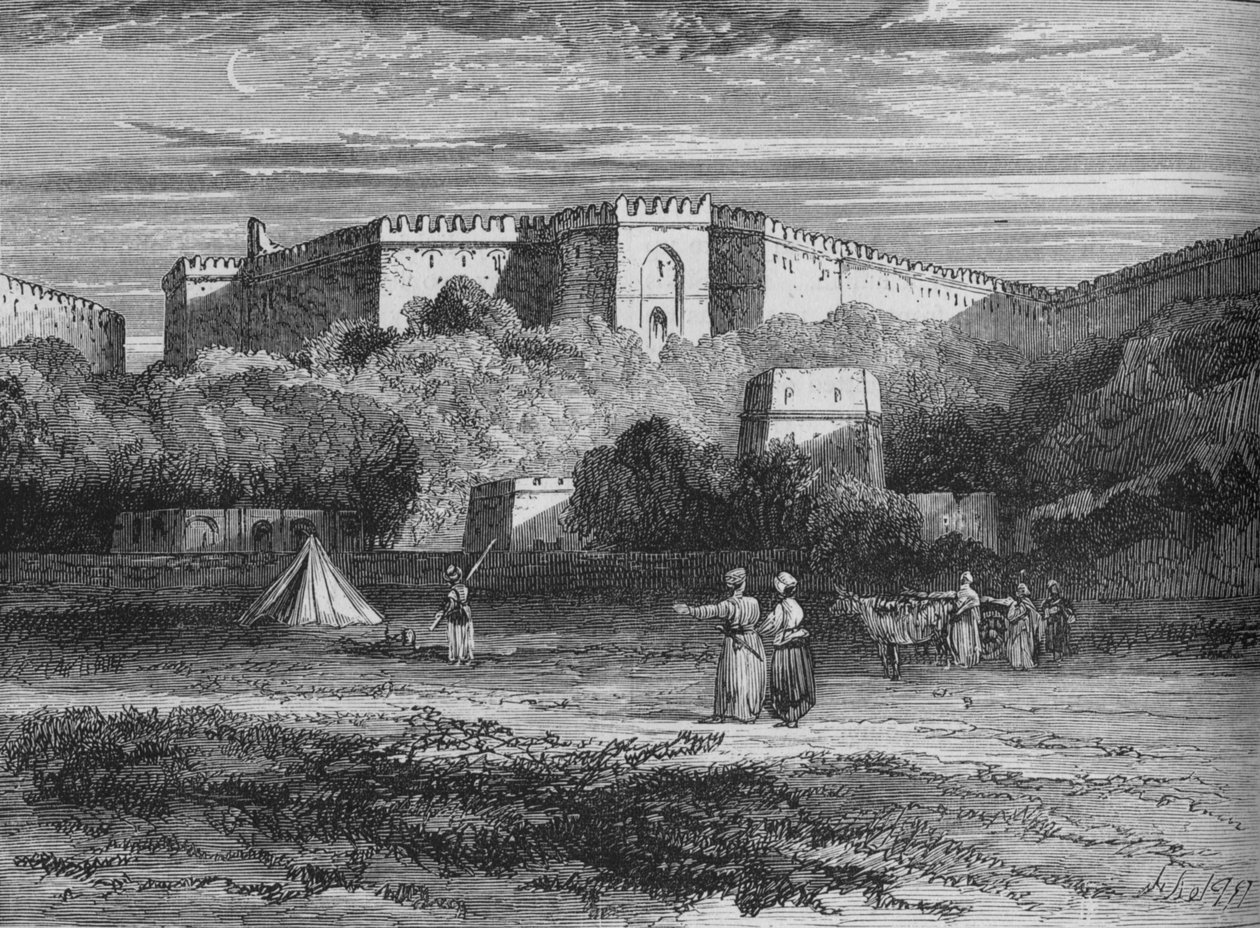 Fort Rhotas, Chillianwallah yakınlarında, c1880 by Unbekannt