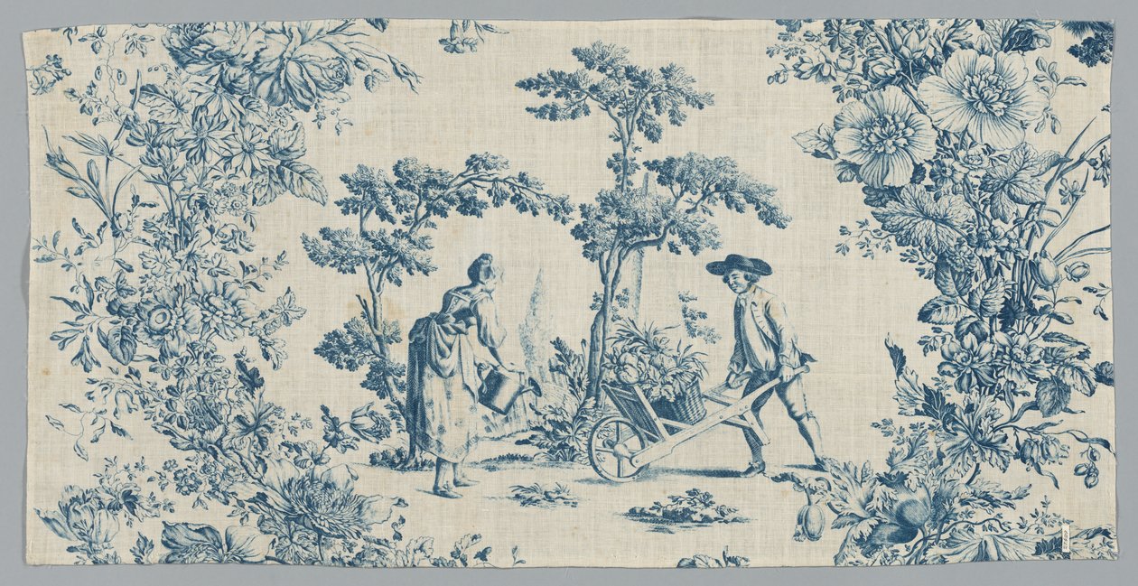 Baskılı Pamuk Parçası, c. 1785. by Unbekannt