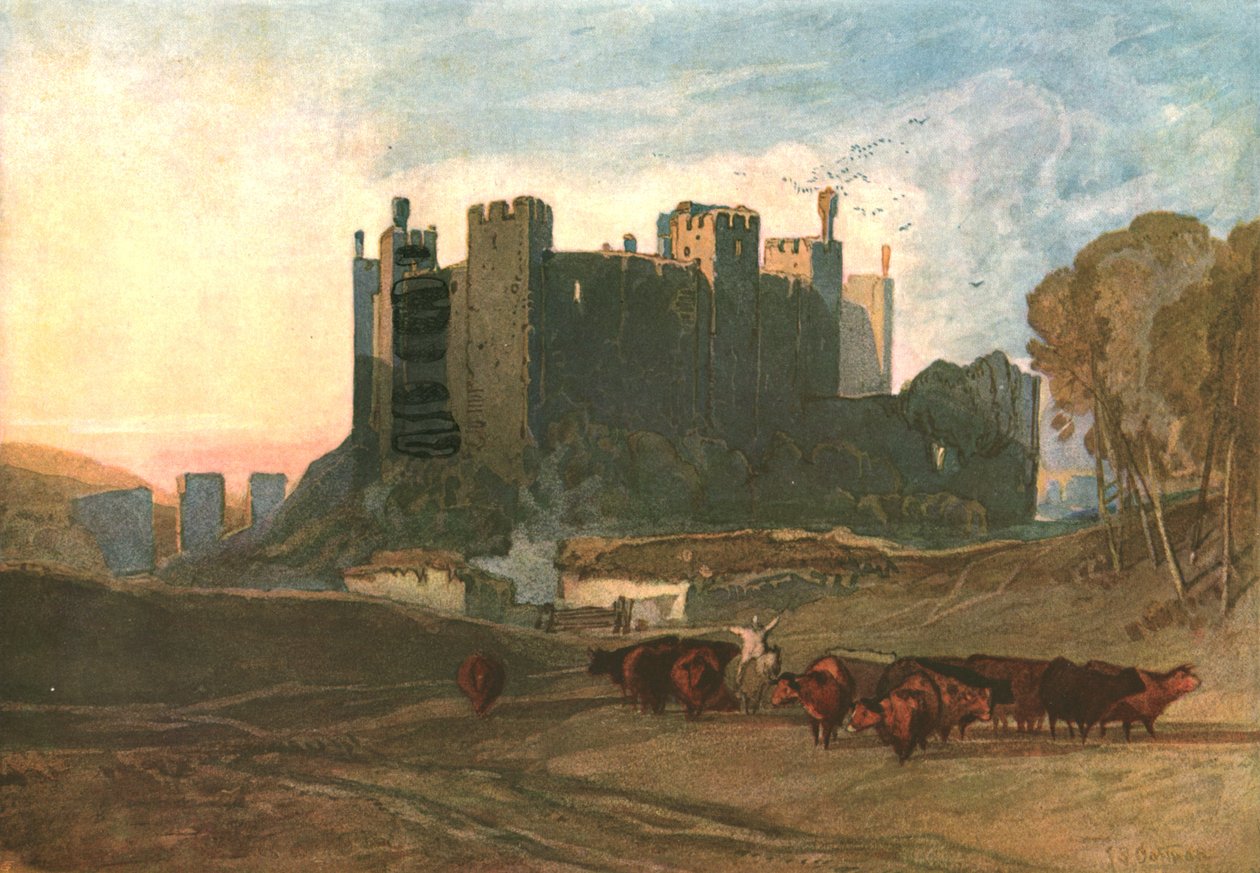 Framlingham Kalesi, 1828, c1900. by Unbekannt
