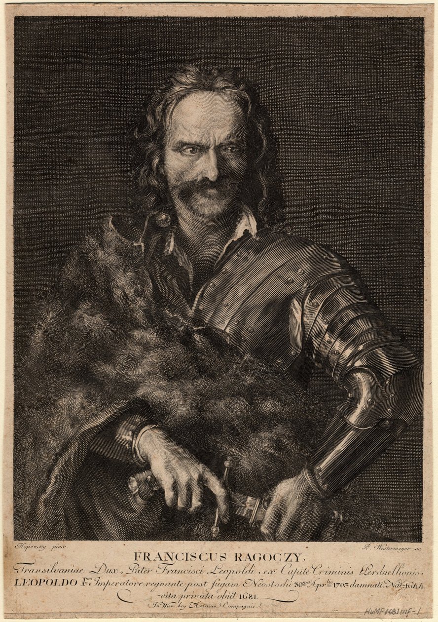 Francis II Rákóczi, 1704 by Unbekannt