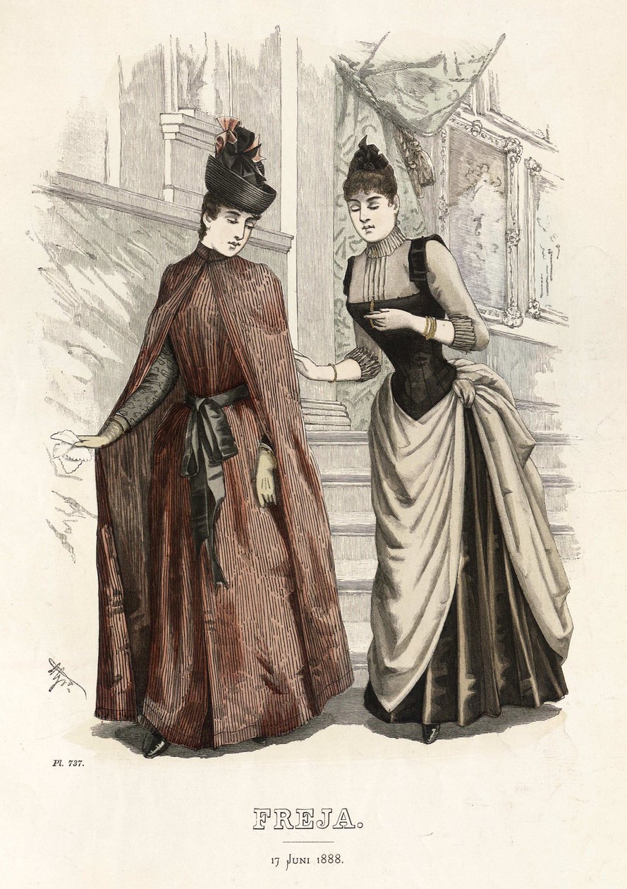 Freja resimli İskandinav moda dergisi by Unbekannt