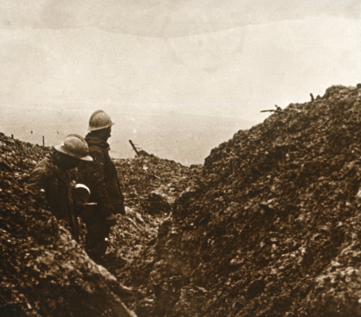 Siperlerdeki Fransız askerleri, c1914-c1918 by Unbekannt