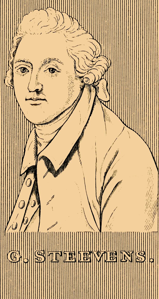G. Steevens, 1736-1800, 1830. by Unbekannt
