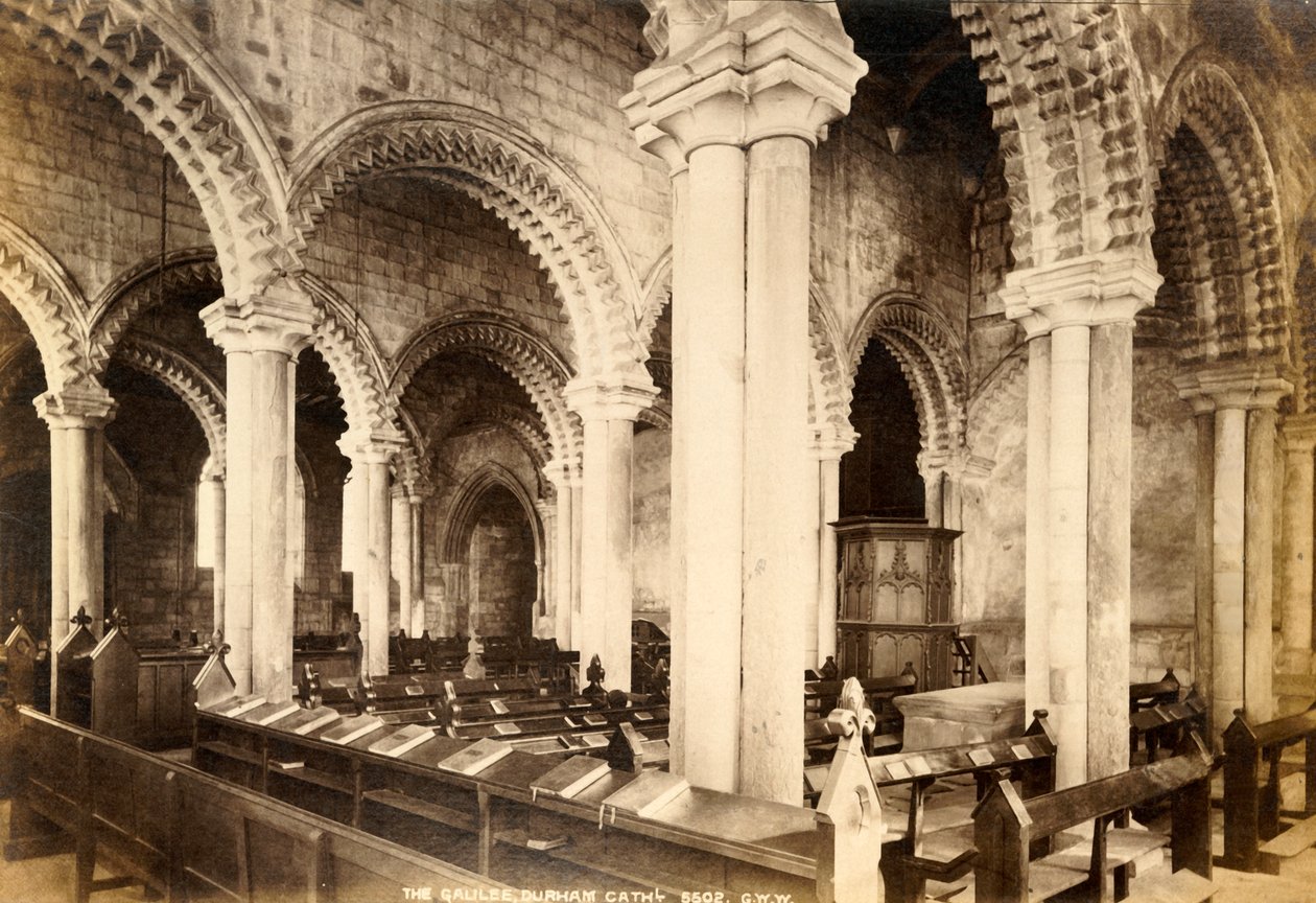Galilee Şapeli, Durham Katedrali, 1893. by Unbekannt