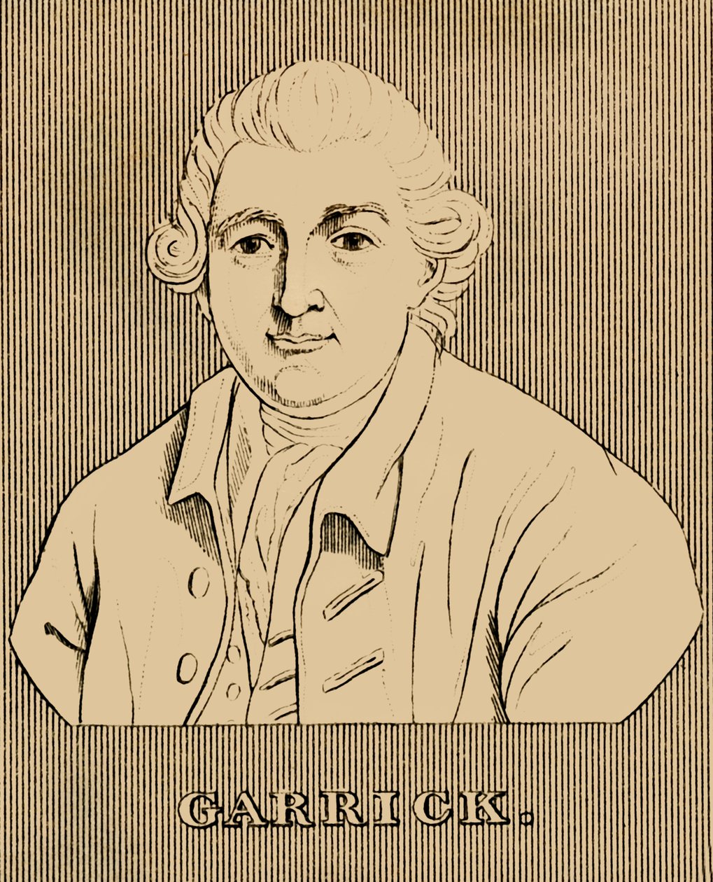 Garrick, 1717-1779, 1830. by Unbekannt