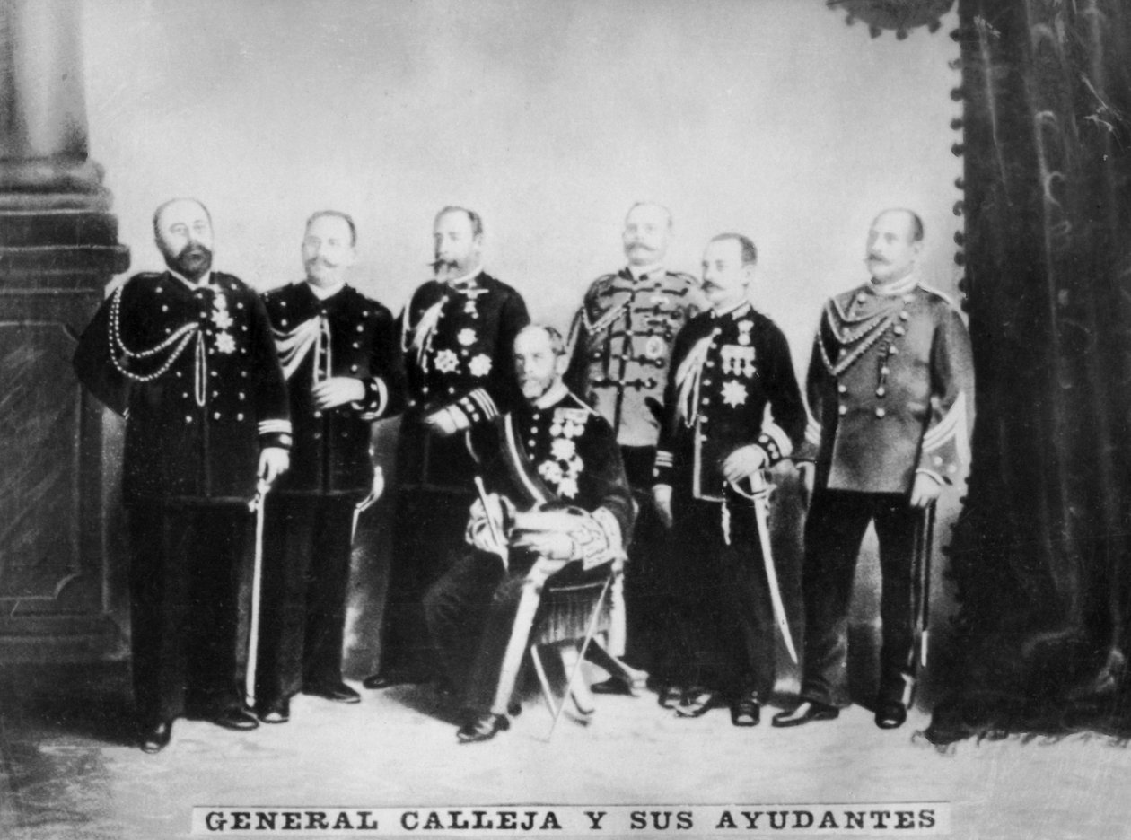 General Calleja ve ekibi, c1910 by Unbekannt