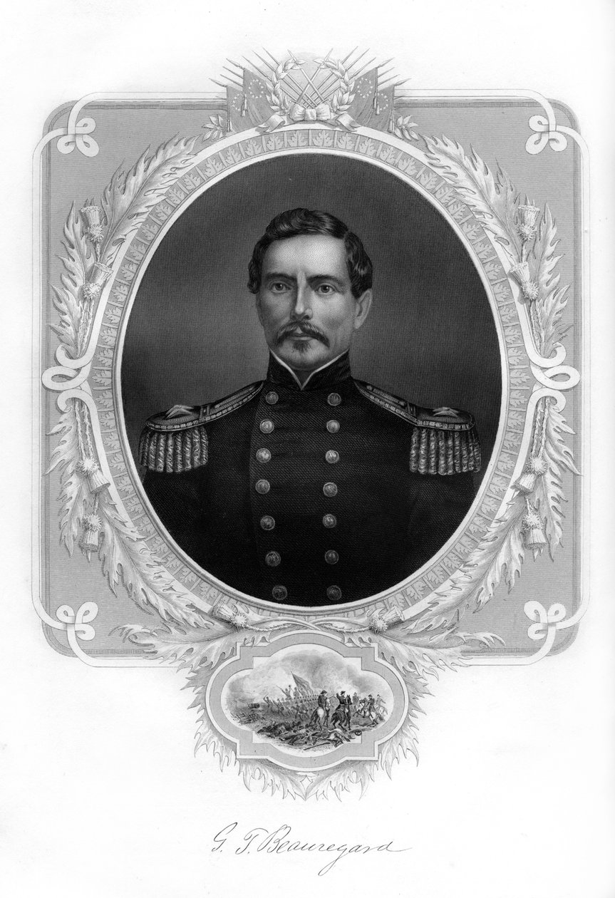 General PGT Beauregard, Konfederasyon Ordusu generali, 1862-1867 by Unbekannt