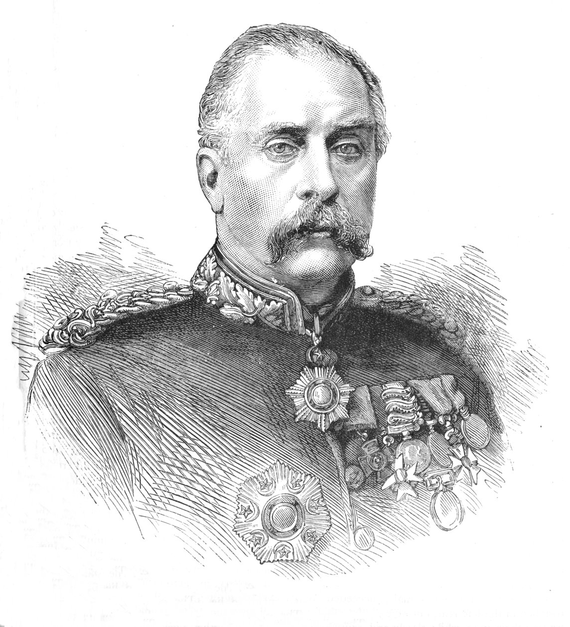 General Sir Gerald Graham, c1881-85 by Unbekannt