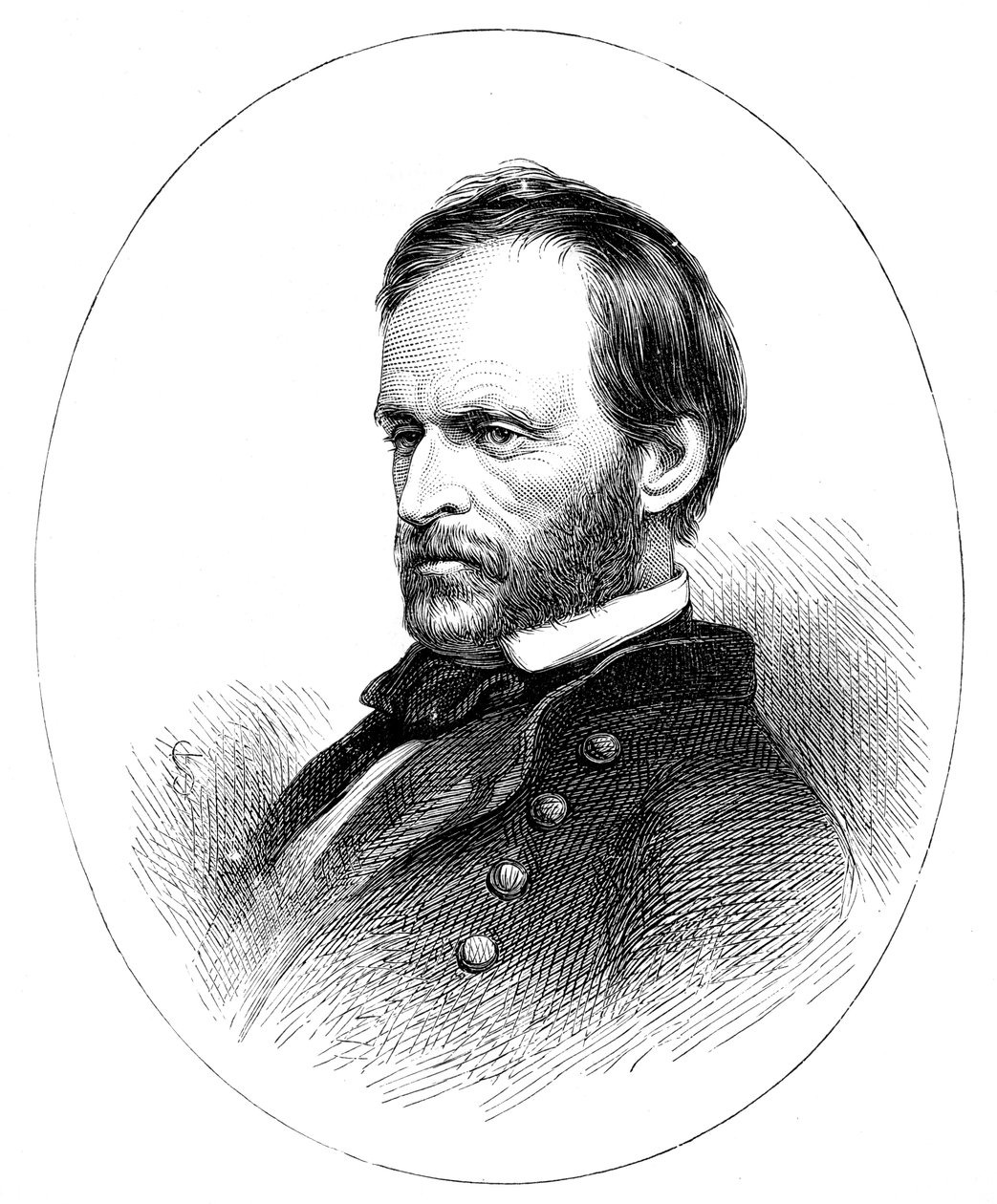 General William Tecumseh Sherman, Amerikalı general by Unbekannt