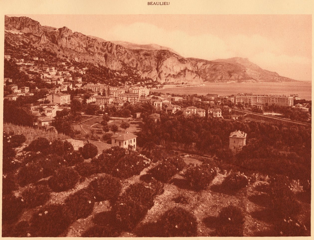 Genel görünüm, Beaulieu, 1930. by Unbekannt