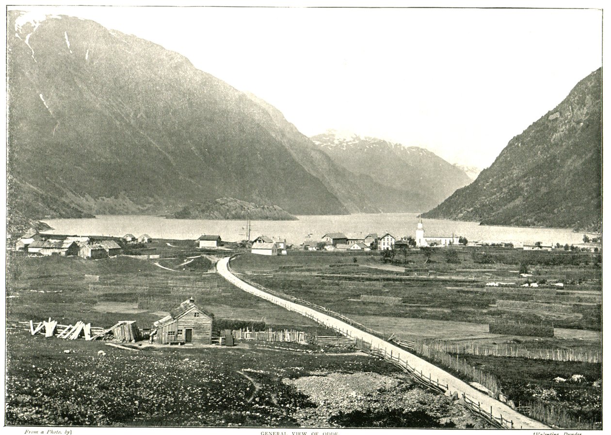 Genel görünüm, Odde, Norveç, 1895. by Unbekannt