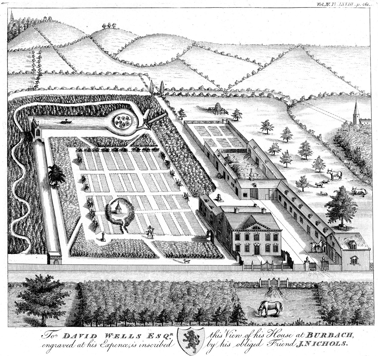 Beyler modeli kır evi, c1750 by Unbekannt