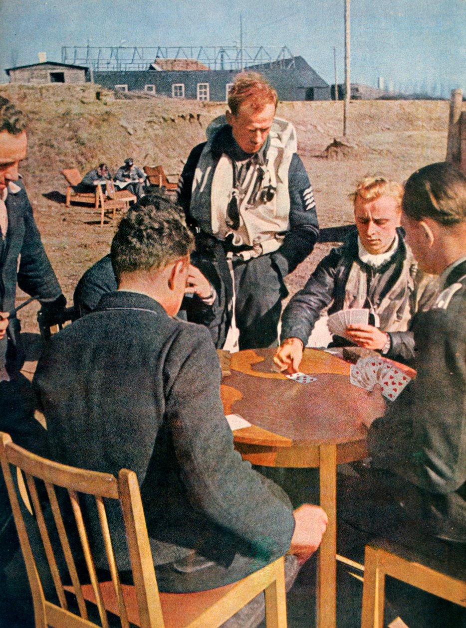 Alman havacılar görev dışı, Fransa, 1943 by Unbekannt