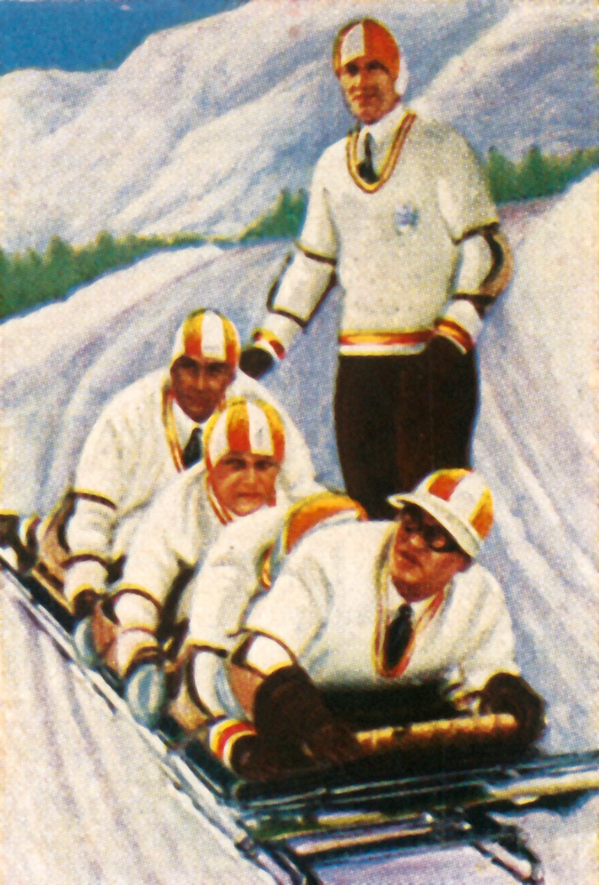 Almanya II, Alman yarış kızağı takımı, 1928. by Unbekannt