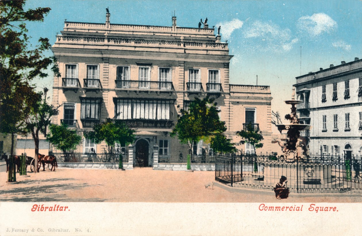 Cebelitarık - Ticaret Meydanı, c1900. by Unbekannt