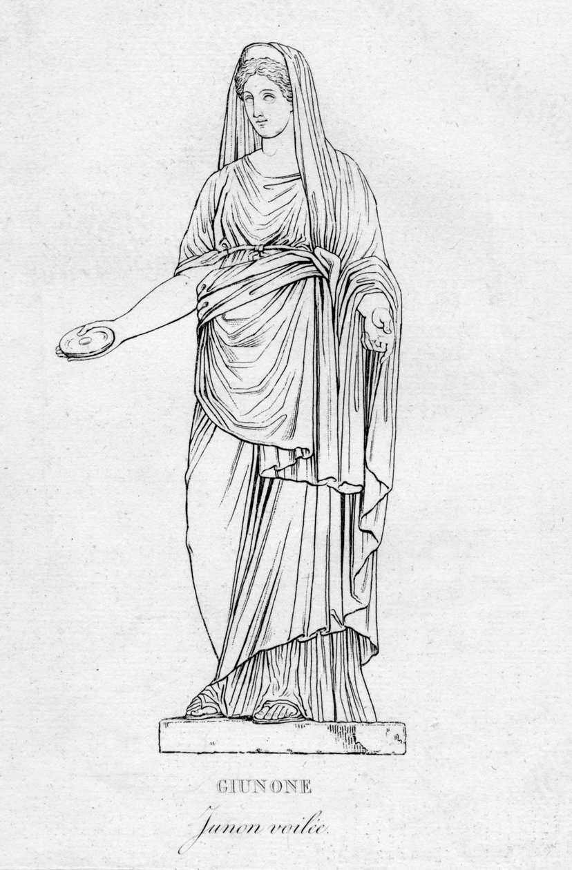 Giunone Junon örtülü, c1850 by Unbekannt