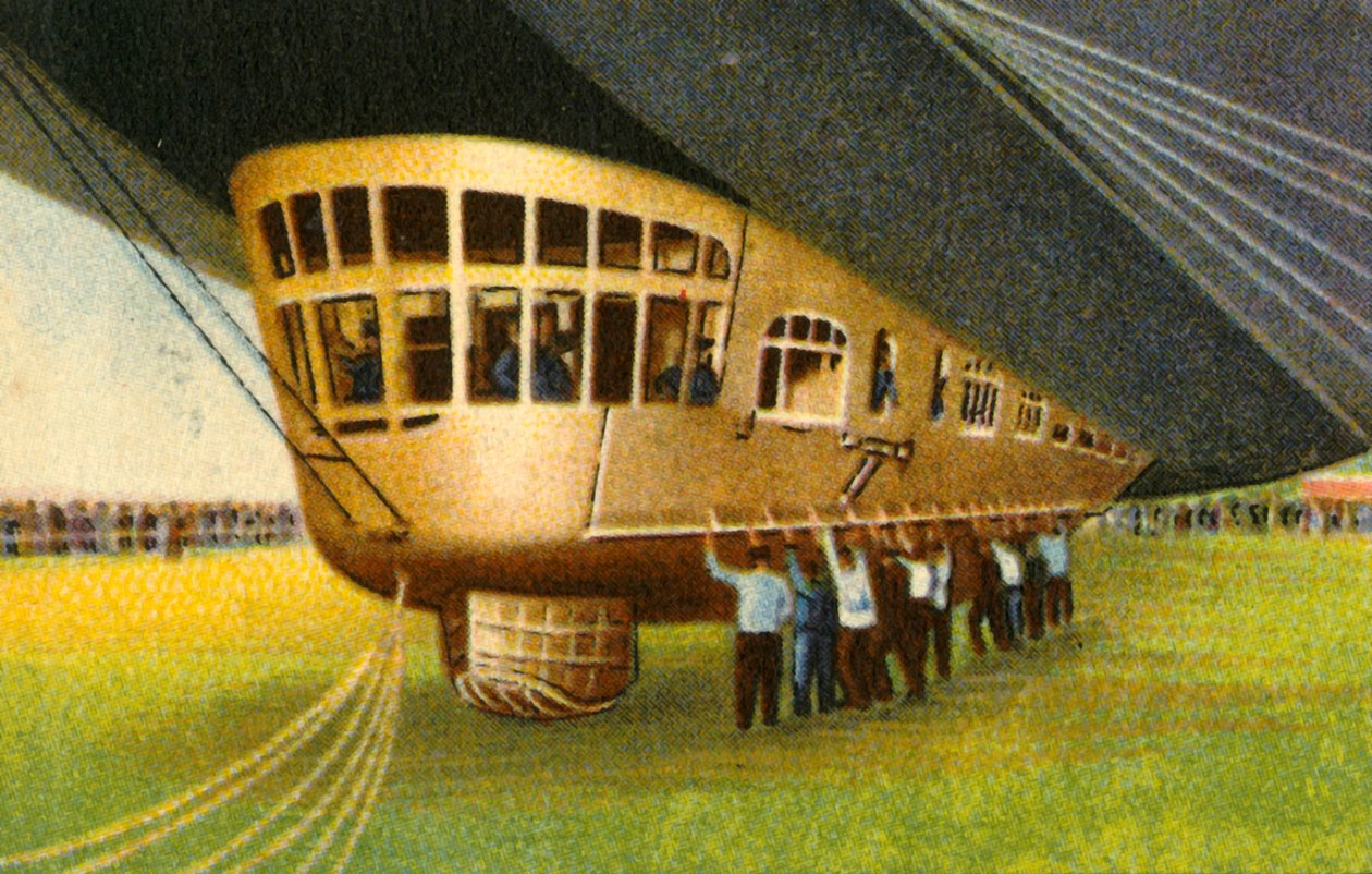 Bir zeplinin gondolu, 1932. by Unbekannt