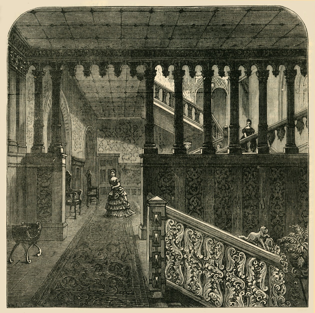Büyük Merdiven, Hollanda Evi, c1876. by Unbekannt