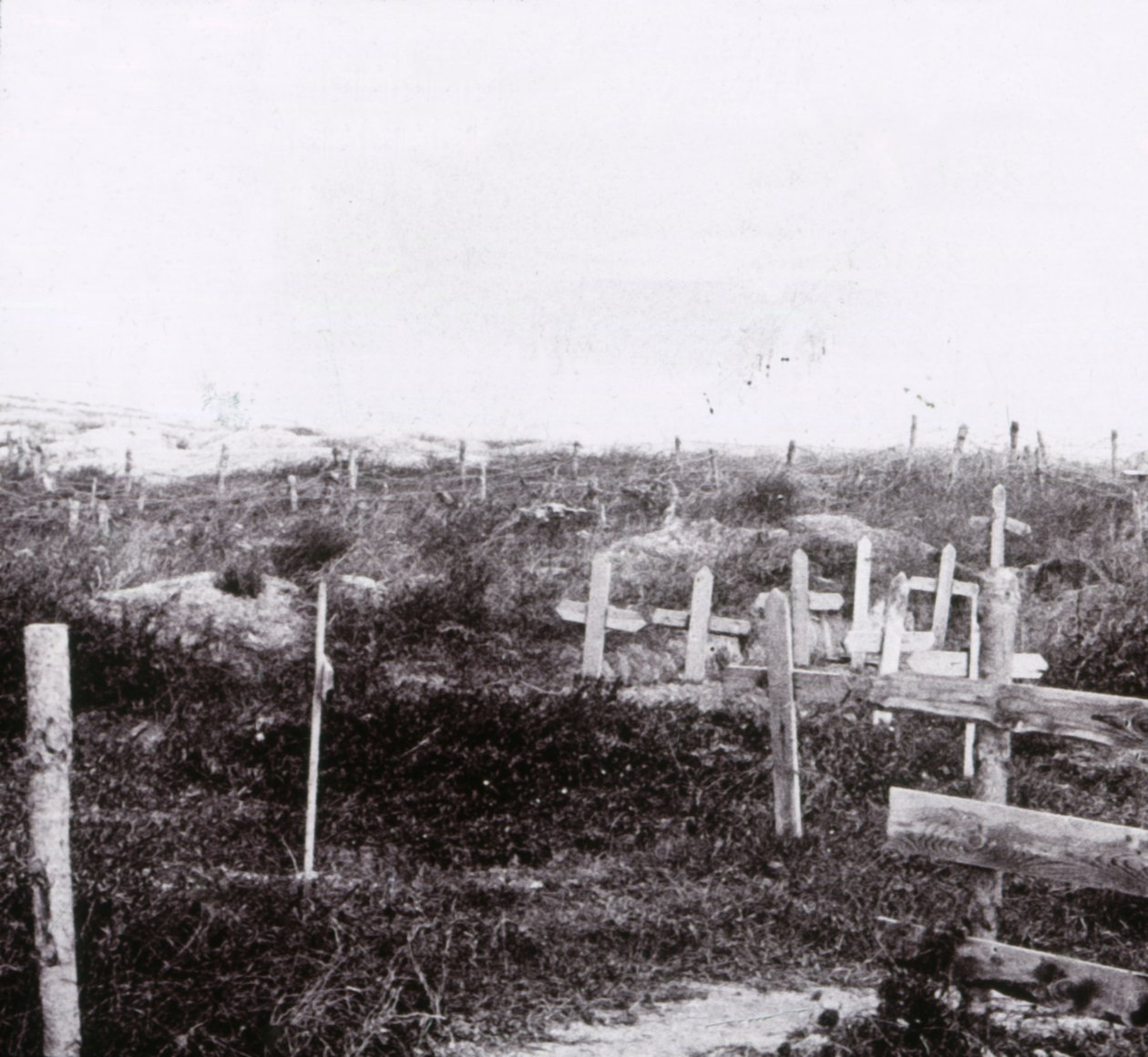 Graves, Massiges, kuzey Fransa, c1914-c1918. by Unbekannt