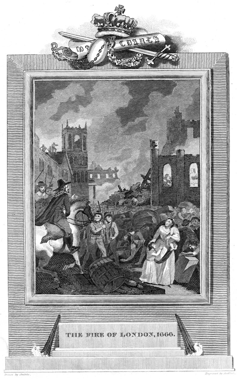 Büyük Londra Yangını, 1666 1825 by Unbekannt