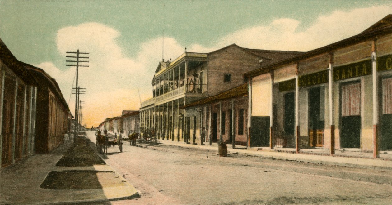 Guantanamo - Calixto Garcia Caddesi, 1907. by Unbekannt