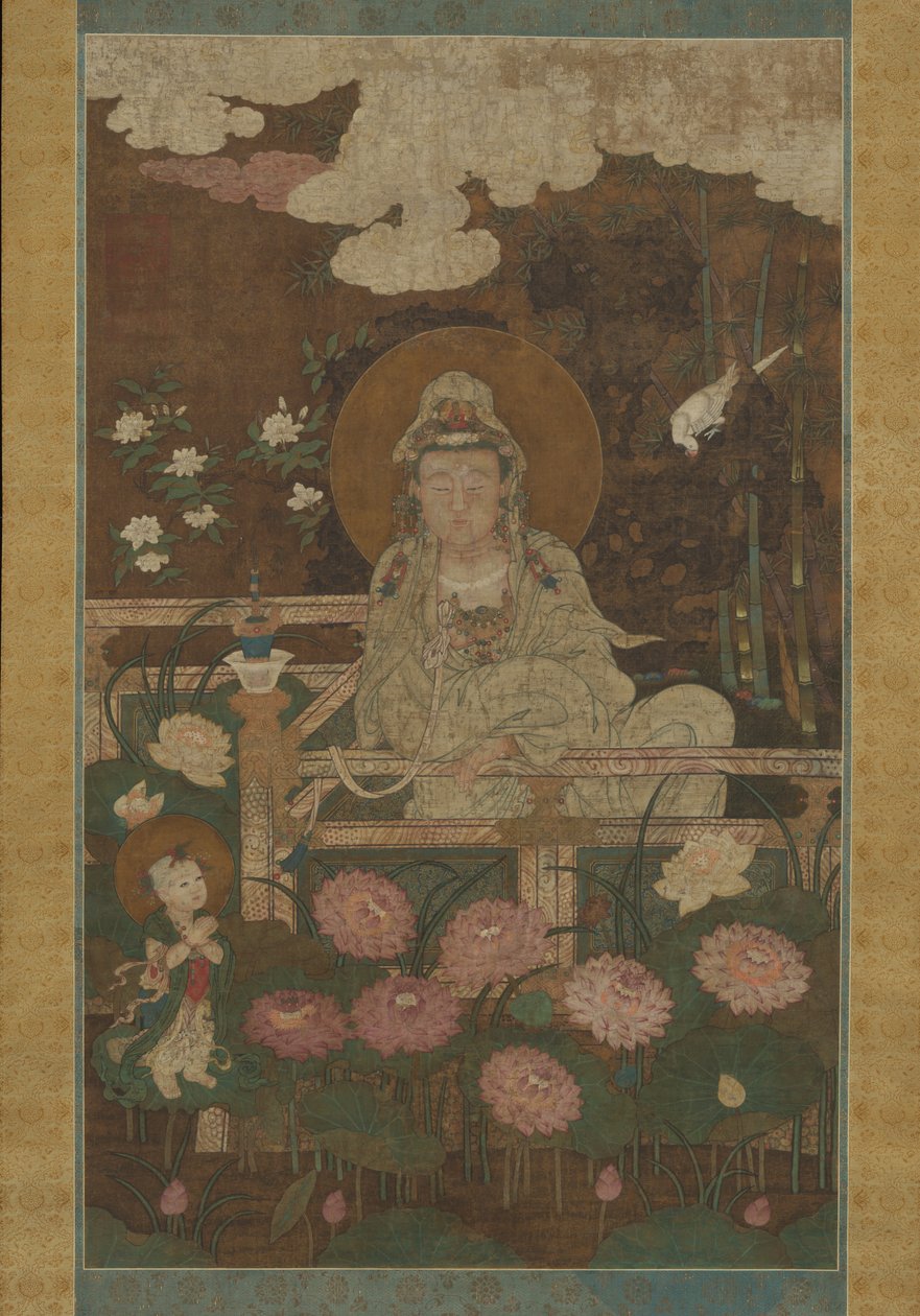 Guanyin, Dokuz Lotus Bodhisattva olarak, 1593. by Unbekannt