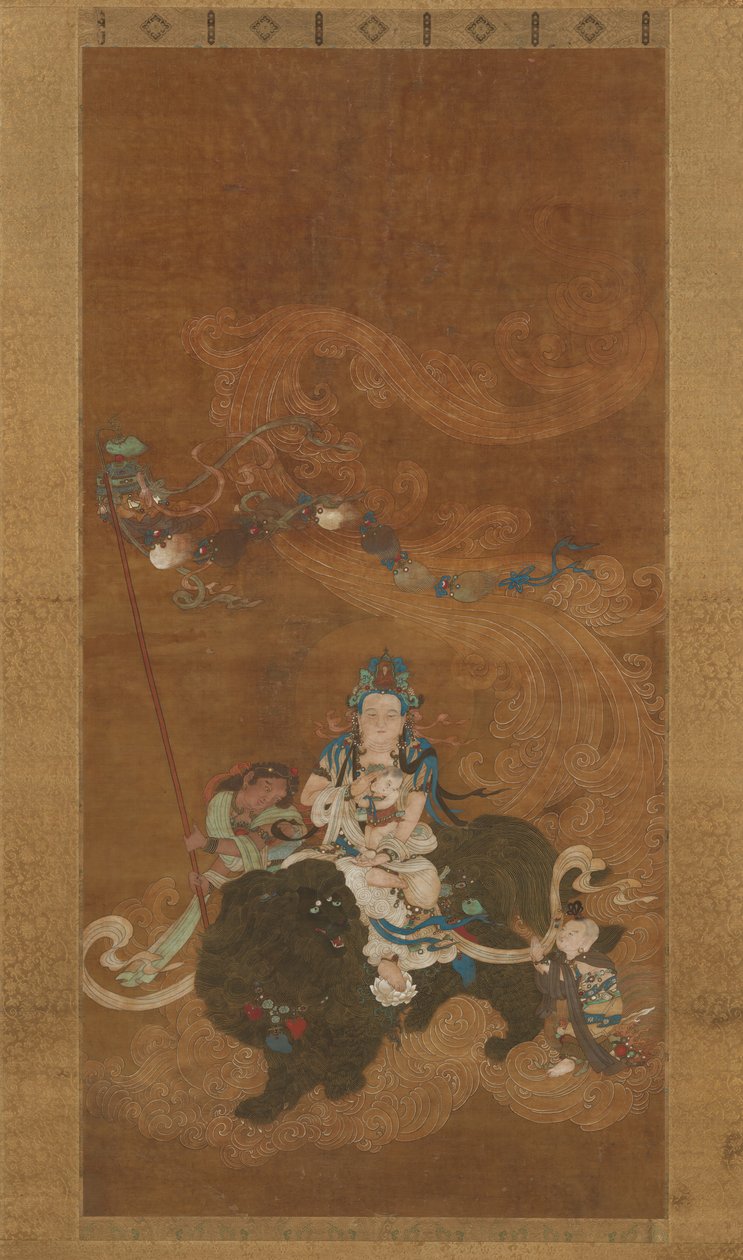 Oğulları Getiren Guanyin, 16. yüzyılın sonlarında. by Unbekannt