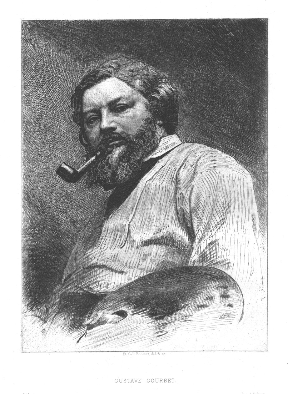 Gustave Courbet, c1860. by Unbekannt