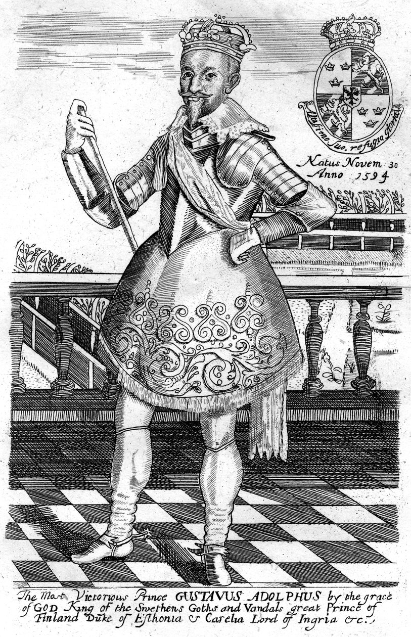 Gustavus Adolphus, İsveç Kralı by Unbekannt