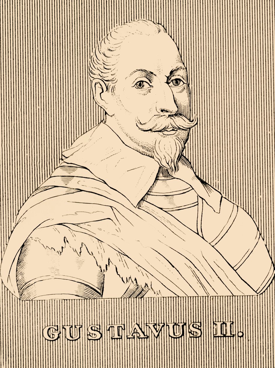 Gustav II, 1594-1632, 1830. by Unbekannt