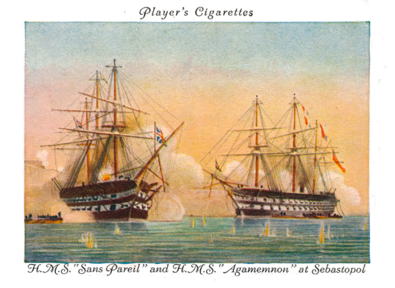 H.M.S.Sans Parieland H.M.S.Agamemnon, Sebastopol