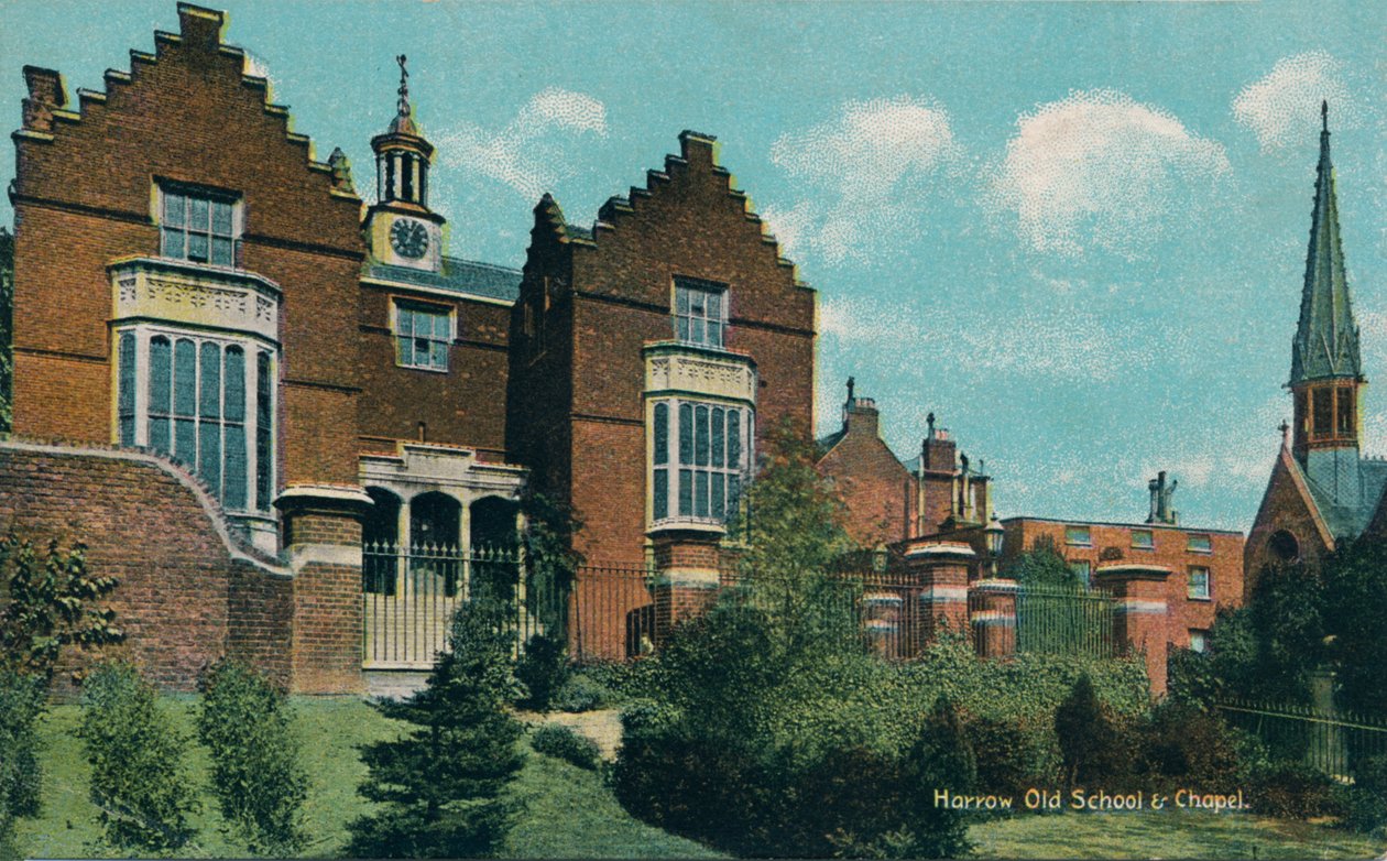 Harrow Eski Okul ve Şapel, c1910 by Unbekannt