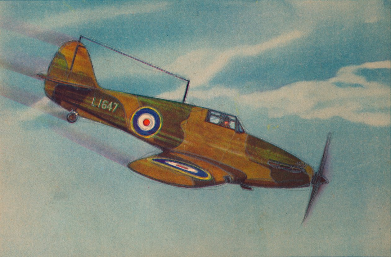 Hawker Hurricane Fighter Monoplane, c1944. by Unbekannt
