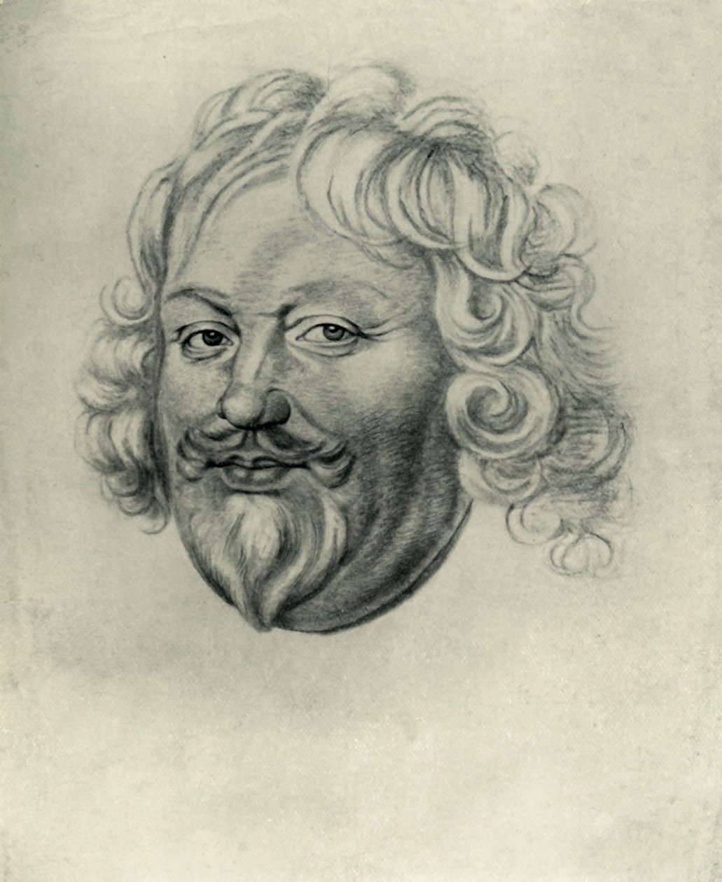 Bir adamın başı, c1630, 1907. by Unbekannt