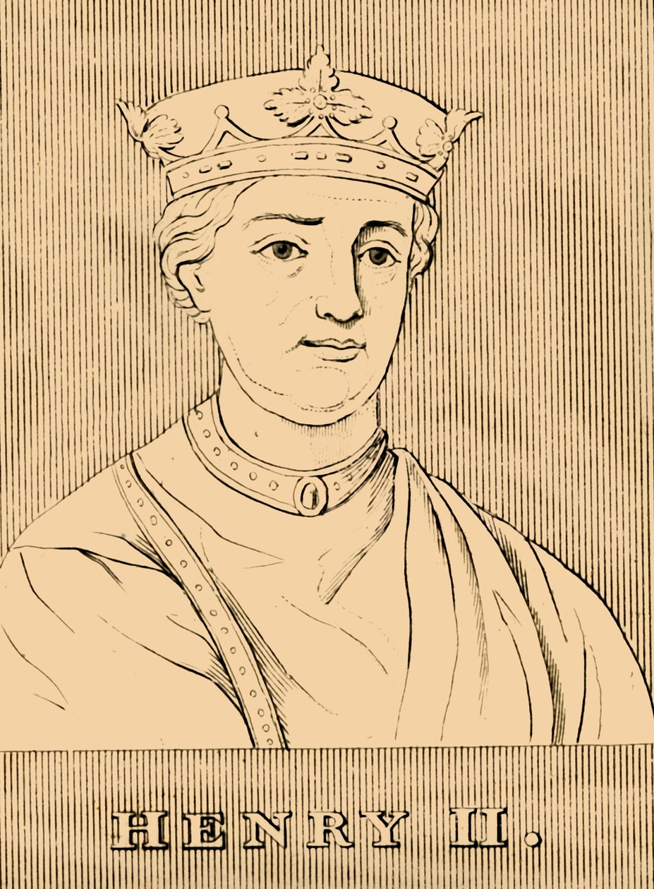 Henry II, 1133-1189, 1830. by Unbekannt