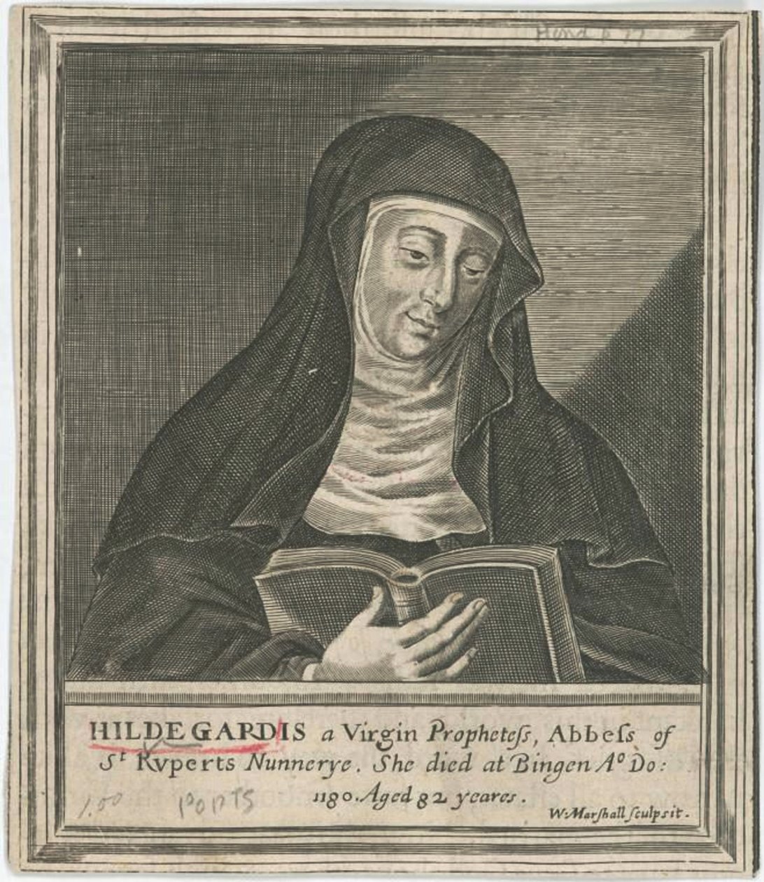 Bingenli Hildegard, 17. yüzyıl by Unbekannt