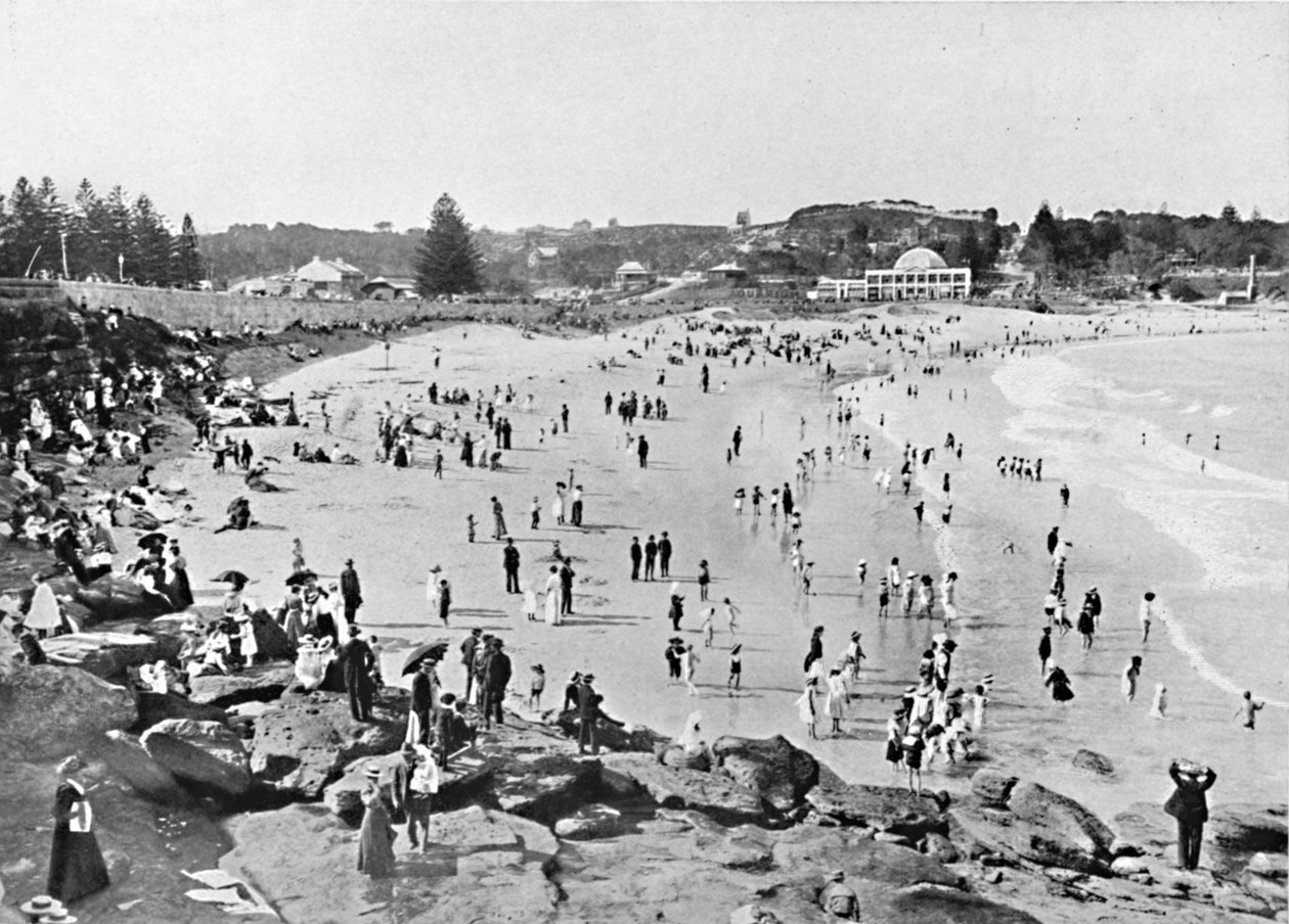 Tatil Zamanı, Coogee Körfezi, c1900. by Unbekannt