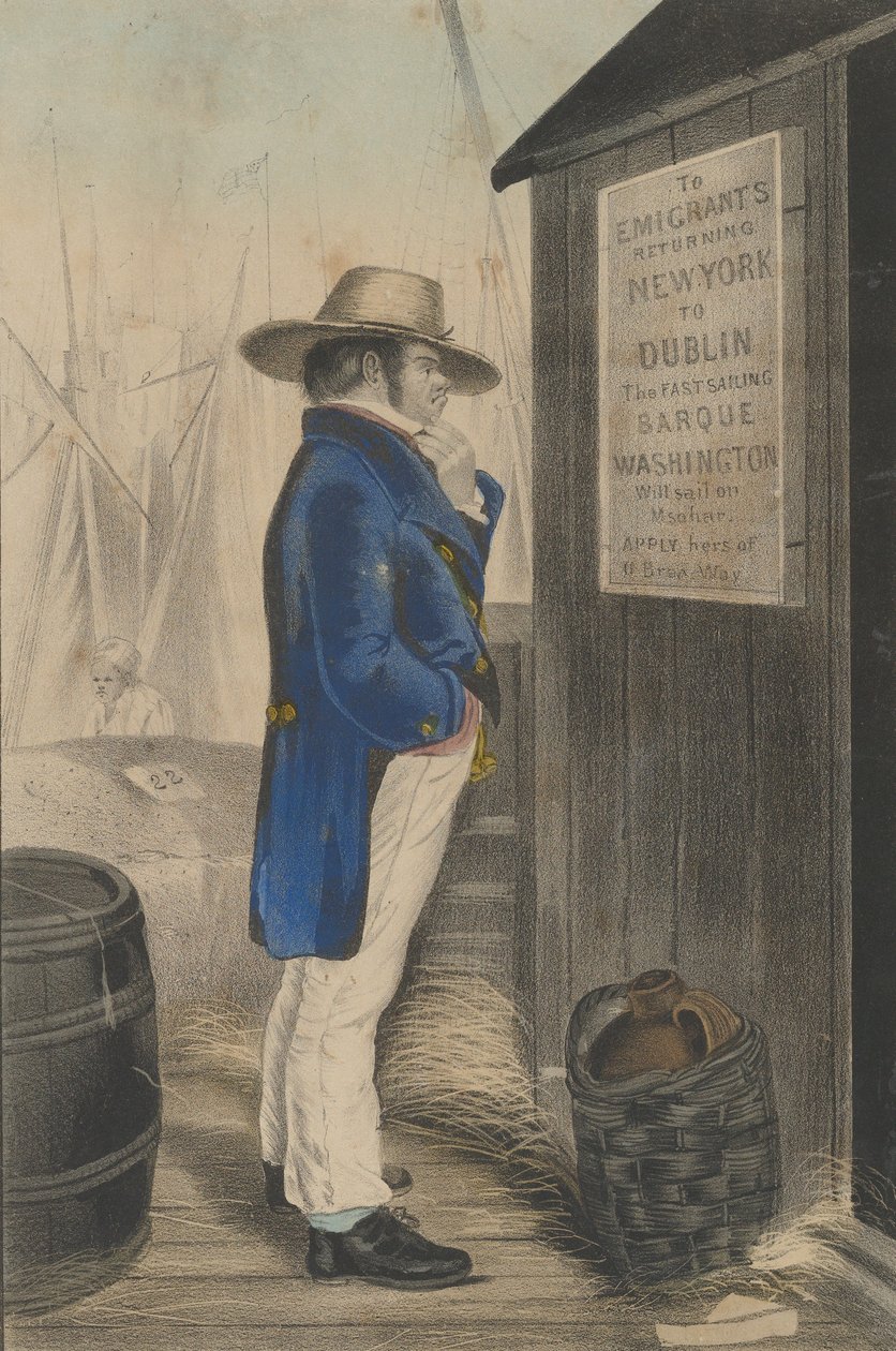 Homeward Bound New York, ca. 1860. by Unbekannt