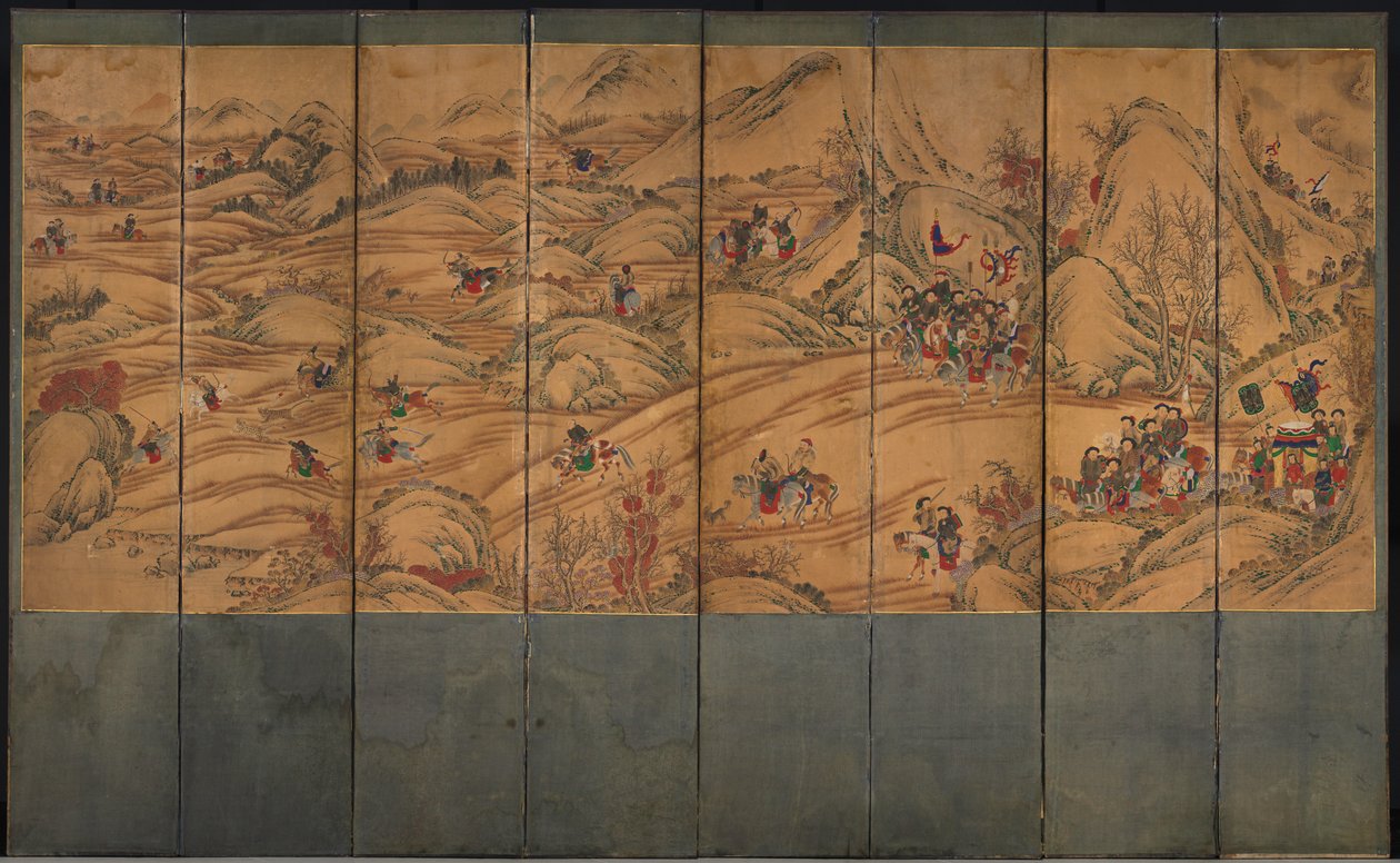 Avlanma Sahnesi, 1800