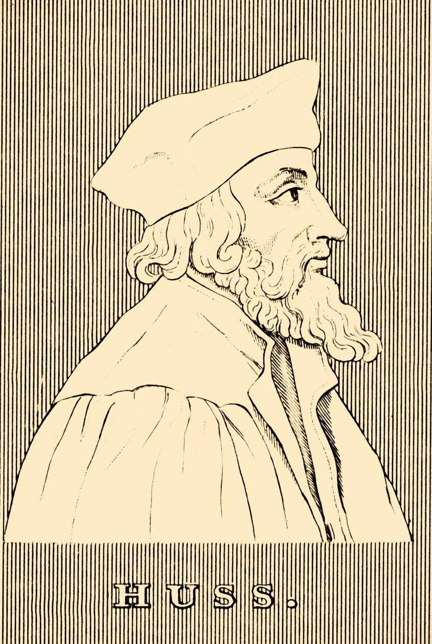 Huss, c1369-1415, 1830. by Unbekannt