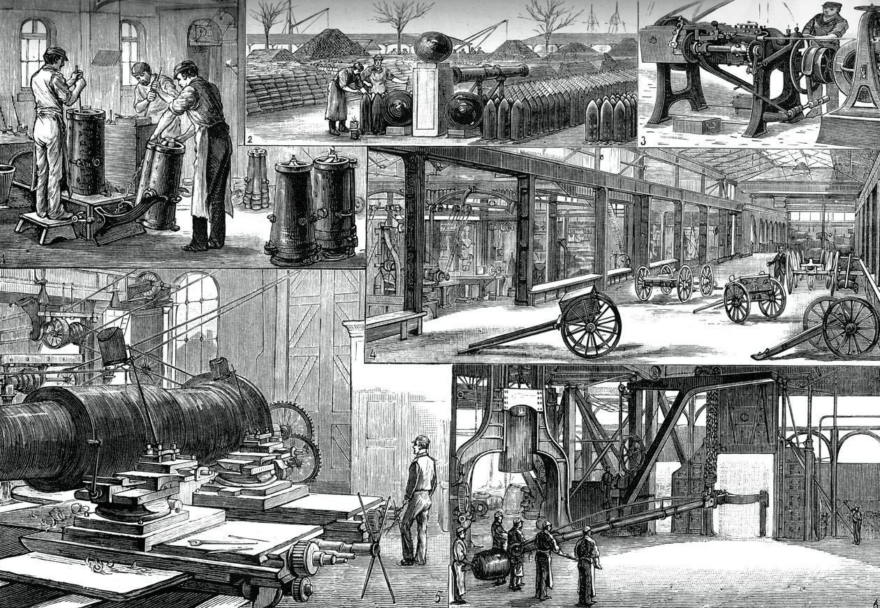 Kraliyet Arsenalinde, Woolwich, c1880 by Unbekannt