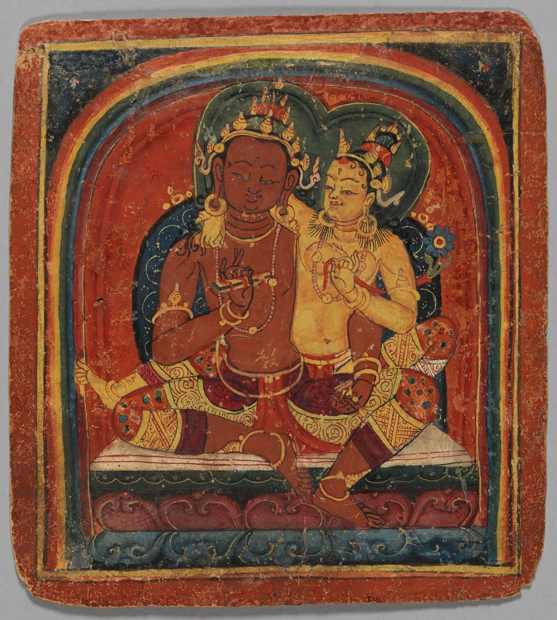 Başlatma Kartı Taskalis: Nirvana Vishakambhin, 18. Yüzyıl Başları. by Unbekannt